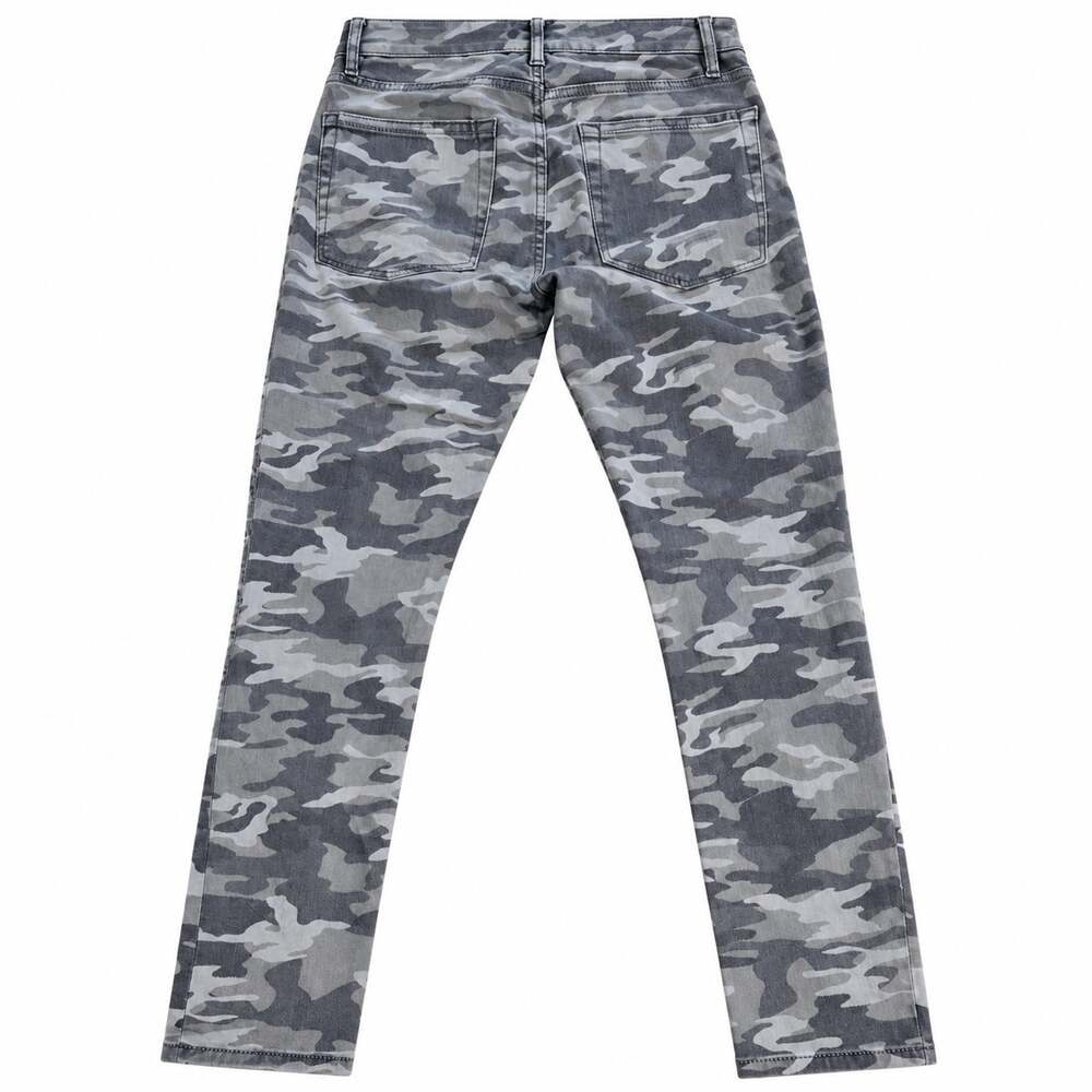 Good American Good Waist Skinny Jeans Camo Denim Stretch Womens 2/26